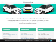 Tablet Screenshot of mekonomen.com